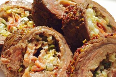 Italian stuffed roll steak by Rommy's Recipes