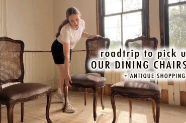 roadtrip for DINING CHAIRS + antique decor shopping | XO, MaCenna Vlogs