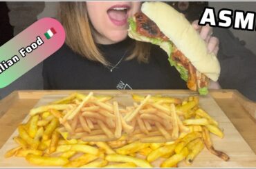 ASMR MUKBANG - PARMIGIANA SANDWICH (tipical Italian food) NO TALKING #asmr #asmrsounds #mukbang
