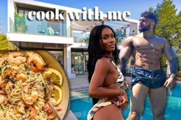 My African husband cooked for 20 people // said the Jamaican Wife // Italian food