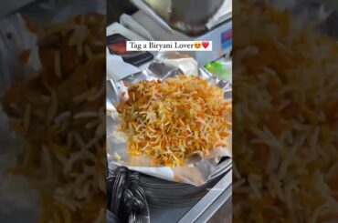 Tag biryani lover | Indian Street food | biryani recipe #food #shorts #biryani