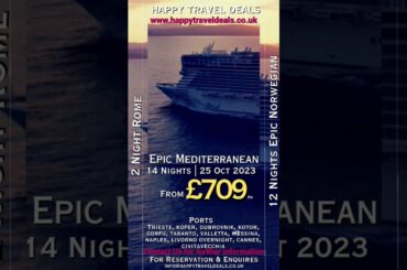 14 Nights Epic Mediterranean Travel Package #travel #mediterranean #london #shorts @HappyTravelDeals
