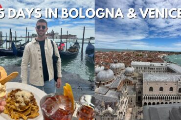 EATING MY WAY THROUGH BOLOGNA & VENICE | I WANT TO MOVE HERE! | WEEK IN ITALY VLOG