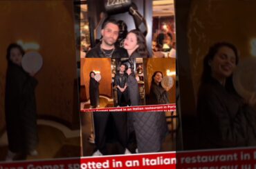 Selena Gomez Spotted dining at an Italian Restaurant in Paris while busy Filming 'Emelia Perez'