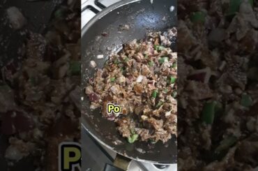 First time Cooking Pork Sisig with Egg here in Italy  #shorts #porksisig #cravingssatisfied