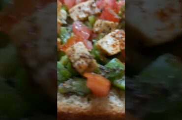 Mini Pizza Toasts #shorts #food #trending