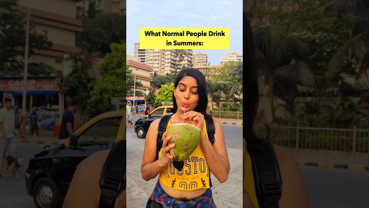 What People Drink in Summers: Normal vs. Psychopaths | Anisha Dixit | #shorts What People Drink in Summers: Normal vs. Psychopaths | Anisha Dixit | #shorts