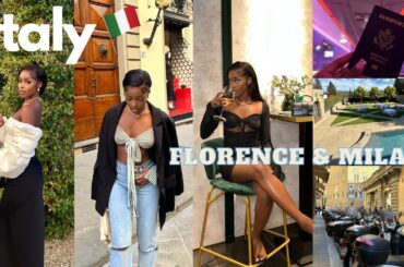 ITALY TRAVEL VLOG | INFLUENCER BRAND TRIP TO MILAN & FLORENCE!!