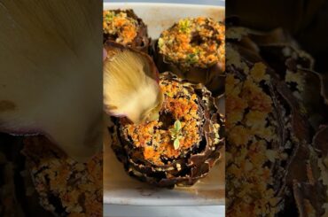 Italians make the BEST stuffed artichokes! FOOLPROOF recipe #shorts #artichoke #italianfood