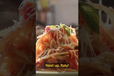 Tasty World Tour: Three Dishes! #food #travel #italy #india #vietnam #shorts