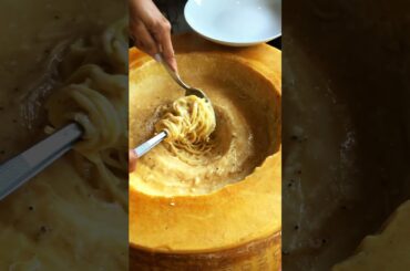 Creamy Cheese Wheel Pasta | Aged Whole Wheel Parmesan | Fine Dining Experience