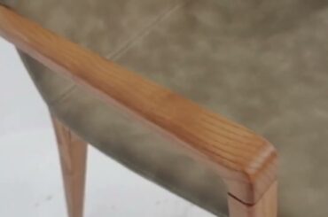 Dining Chair with Armrests in Ash Wood Made in Italy - Betsy