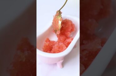 How To Make Frozen Italian Fruit Desserts For Summer | Homemade Granita Recipes #shorts