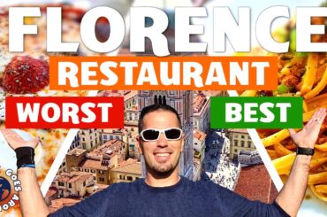 Eating in FLORENCE - Worst & Best Restaurant in Florence