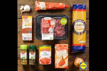 Lidl Recipes - Spaghetti Bolognese