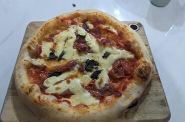 Margherita with Sliced Prosciutto