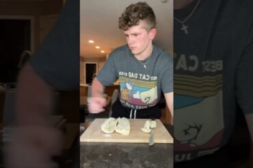 Making and eating an Italian baguette sandwich as fast as possible!