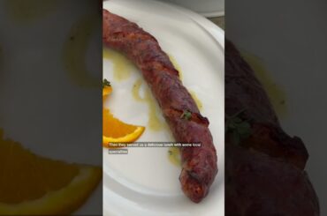 AMAZING GREEK FOOD with JayWay Travel in Peloponnese, Greece #shorts