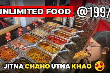 Jitna Chaho Utna Khao | Unlimited Italian meal | Best unlimited pizza and starters