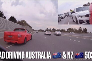 BAD DRIVING AUSTRALIA # 503...Red commodore