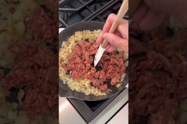 Ronnie's Kimchi & Italian Sausage Fried Rice with Poached Eggs #food52 #shorts