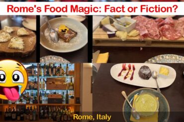 Flavors of #rome  : Wine, #tiramisu  , #lasagna  , and the Art of #charcuterie