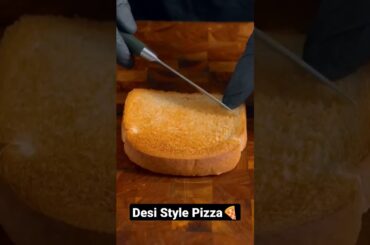 Desi Pizza Recipe: A Fusion of Flavors!#shorts abc cooking studio