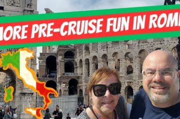 MORE Pre-Cruise Fun and Food! in Rome!  NCL Breakaway Italy & Greek Isles Cruise 2023! Rome Day 2!