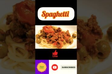 The Perfectly Sauced Spaghetti - A Mouthwatering Italian Classic #shorts #food #spaghetti #cooking