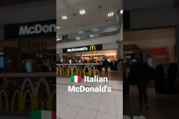 Eating Italian McDonald's Edition!The UNEXPECTED in Italy. #italy #italianfood #travel #italia