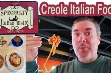 New Orleans Travel Vlog: Italian Food Restaurant Review Videos of Specialty Italian Bistro
