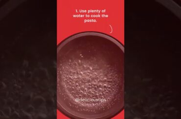 Keep Pasta from Sticking | Five Tips for cooking pasta | Pasta Pro Tips | How To Cook Perfect Pasta