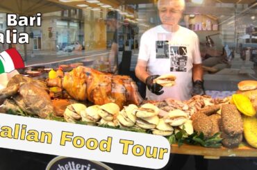 Unbelievable Italian Food Adventure! 4K Travel Walk Viedo Tour in Italy, Puglia, Bari 2023! #travel