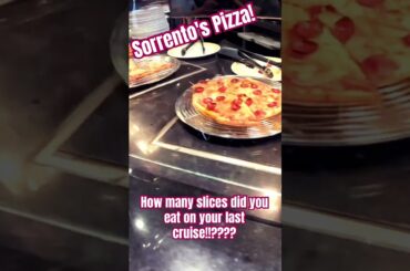Sorrento's Pizza onboard Royal Caribbean Quantum of the Seas #cruise #royalcaribbean