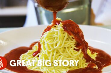 Eating Spaghetti Ice Cream in Germany