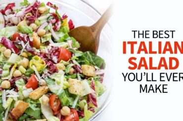 Italian Salad Recipe (Quick & Easy!)