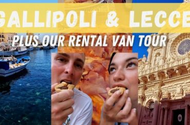Lecce is the FLORENCE OF THE SOUTH? Exploring Puglia in Italy (& our rental van tour!)