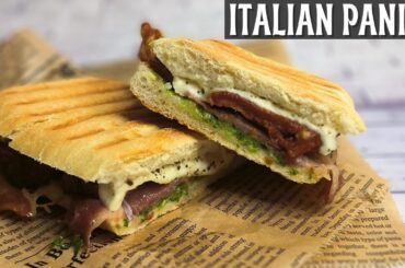 How to Make Classic Italian Panini Sandwich | Italian Panini Sandwich Recipe