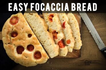 [SUB]Easy Focaccia With Tomatoes Recipe - Delicious Italian Bread