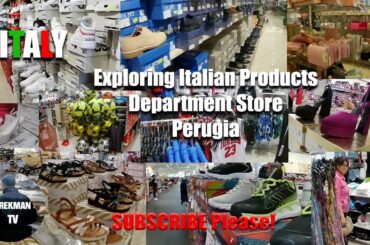 Vlog #06   Exploring Departmet Stores in Italy. Exploring italian products in Perugia - Part 6