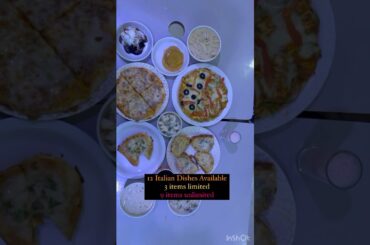 Unlimited Italian Food at Just Rs. 339/- #unlimiteditalianfood #unlimitedfood #ytshort #yt #ytshorts