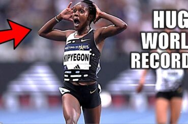 Faith Kipyegon Breaks WORLD RECORD In Women's 5,000 Meters! || 2023 Paris Diamond League