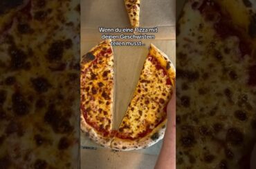 When you have to share a pizza with your siblings