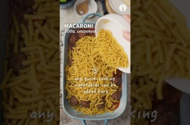 One-Pan Meatball Pasta Bake