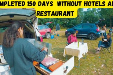 completed 150 days  without hotels and restaurant | campervan in india | car camping in uttarakhand