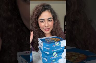 Rs. 50 Domino's Pizza Challenge with a TWIST! How to get Domino's at Rs. 50 each? #foodchallenge