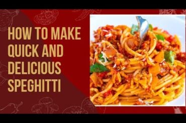 Quick and creamy speghitti recipe|#viralvideo#ytvideo2023#ytvideoviral#tastyrecipes@Sadiaateeqvlog