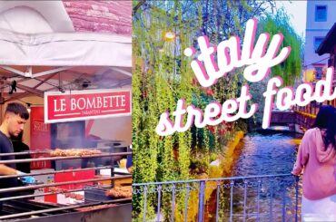 International Street Food and Flea Market in Italy | expat life northern italy | Udine | SILENT VLOG