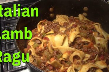 Italian Lamb Ragu - Ragu di Agnello #italianfood