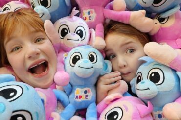 1,000 Baby Monkeys for YOU!!  Adley & Niko get a Surprise Delivery of Monkey Friends merch from Dad!